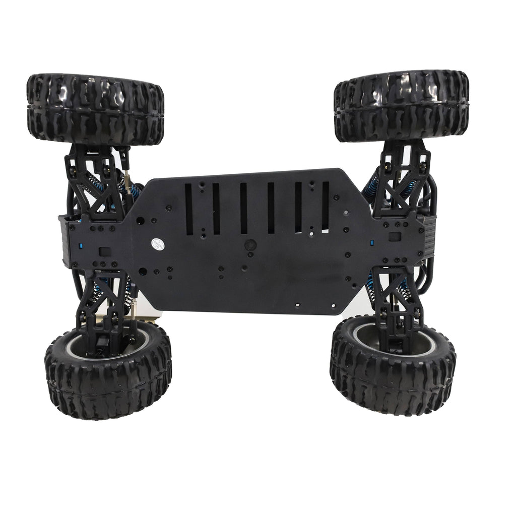 Light Blue and Yellow Flame Design 4WD Electric RC Truck T8140