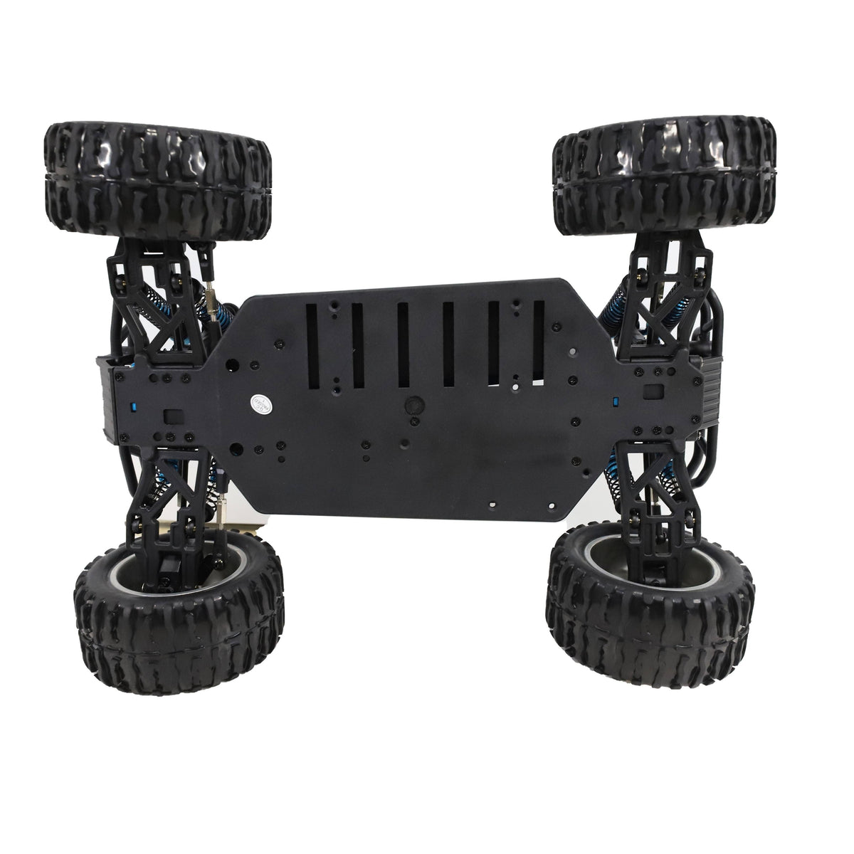 Light Blue and Yellow Flame Design 4WD Electric RC Truck T8140