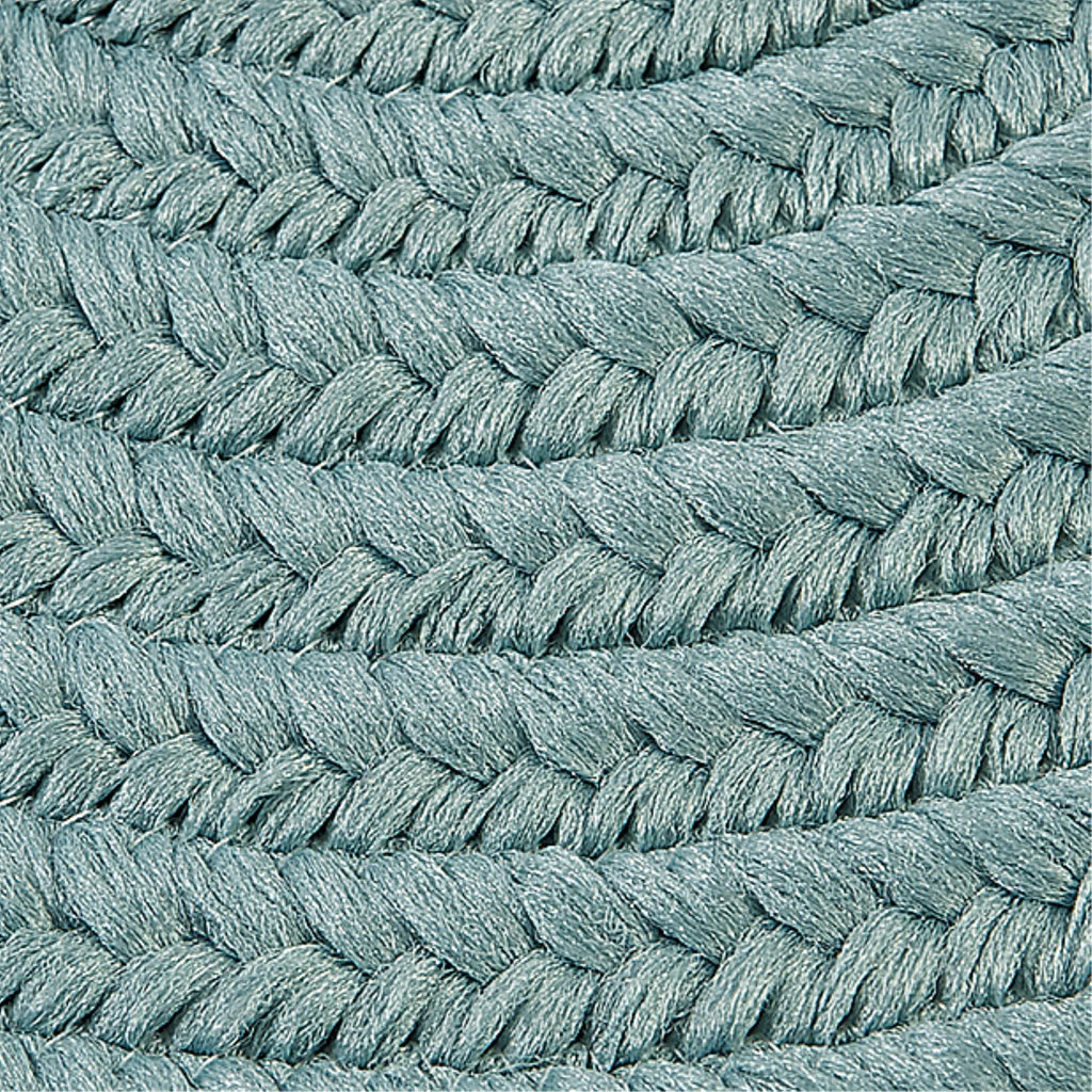 Federal Blue Solid Oval Rugs 5x8 Z89297