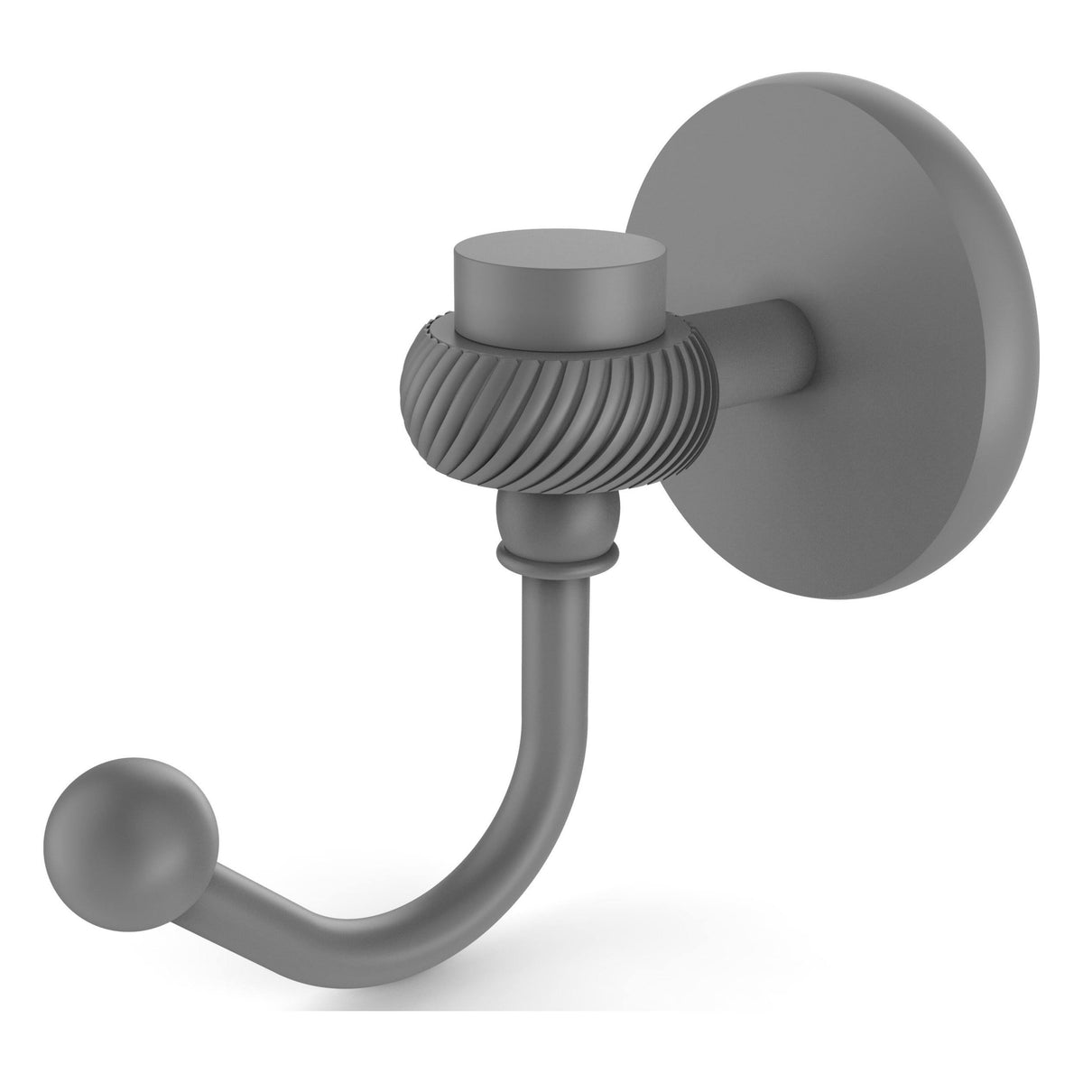 Matte Gray Robe Hook F7395