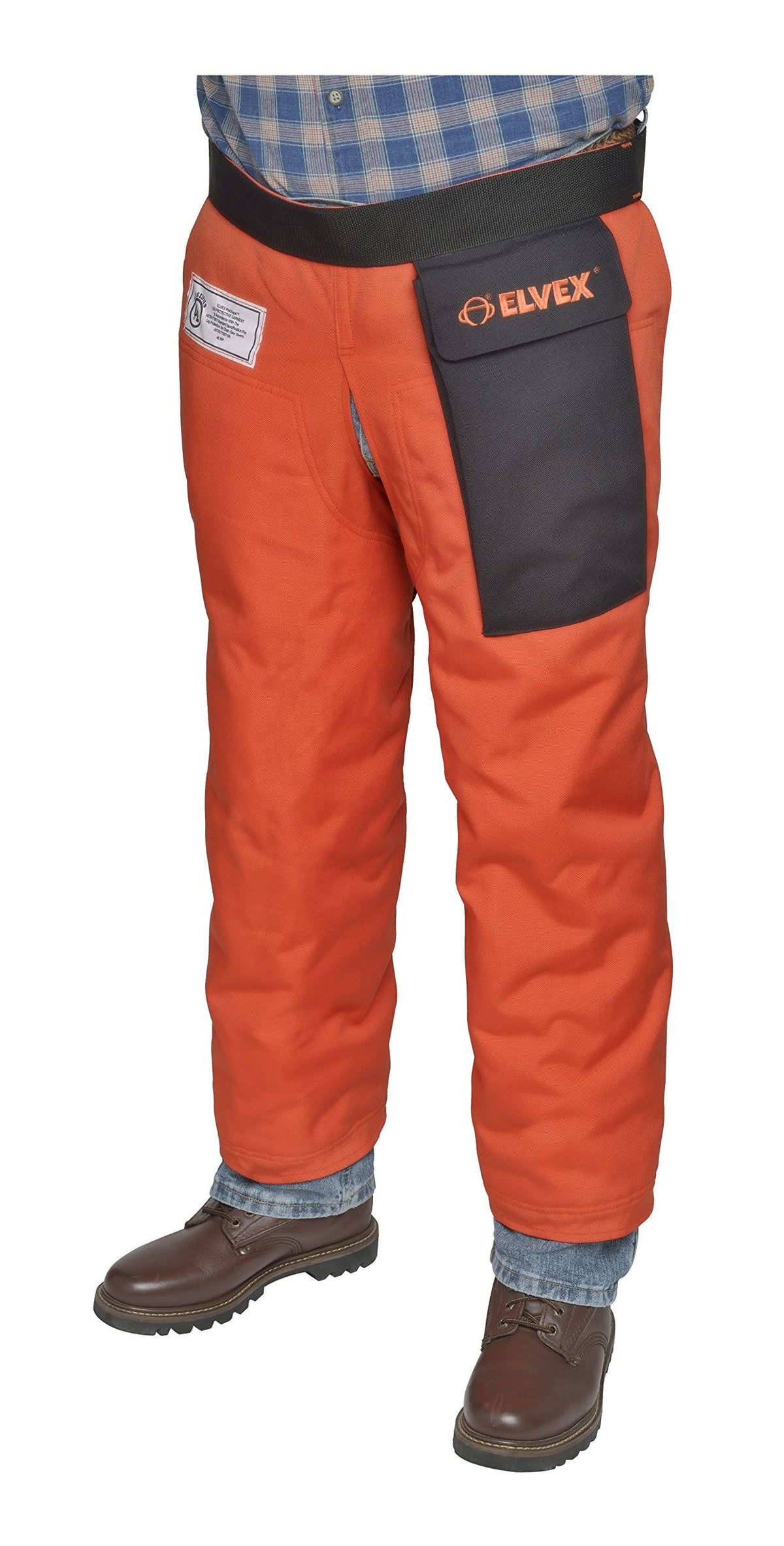 Orange 39x22 Wrap Around Calf Protection with Zipper E98569