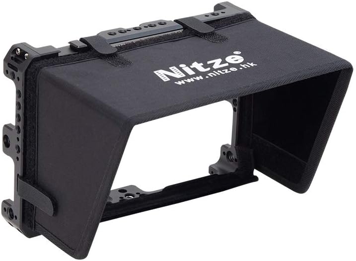 Cage with Sunhood Built-in NATO Rails for Monitor U3686