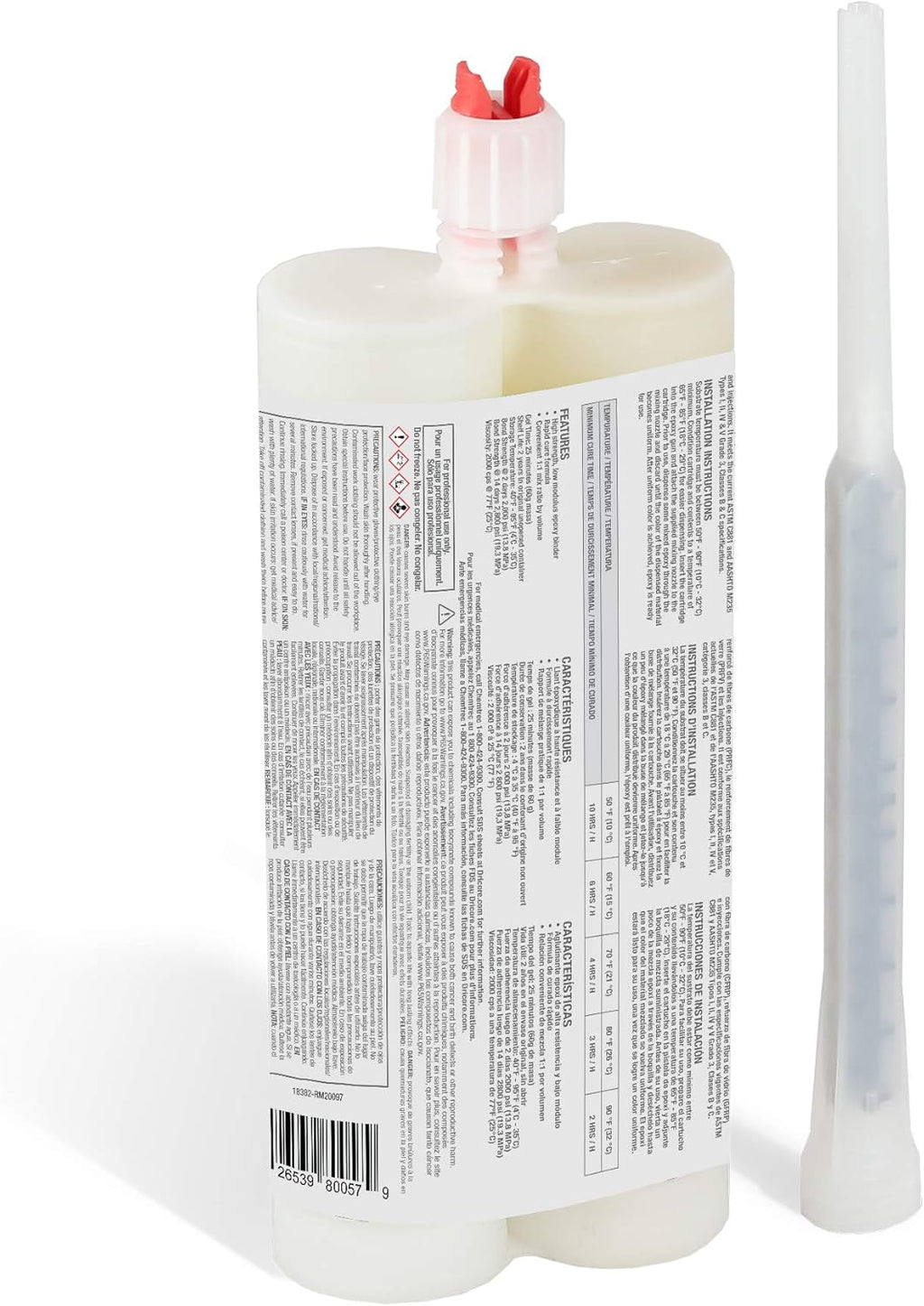 Concrete Crack Repair Kit with Carbon Fiber M426