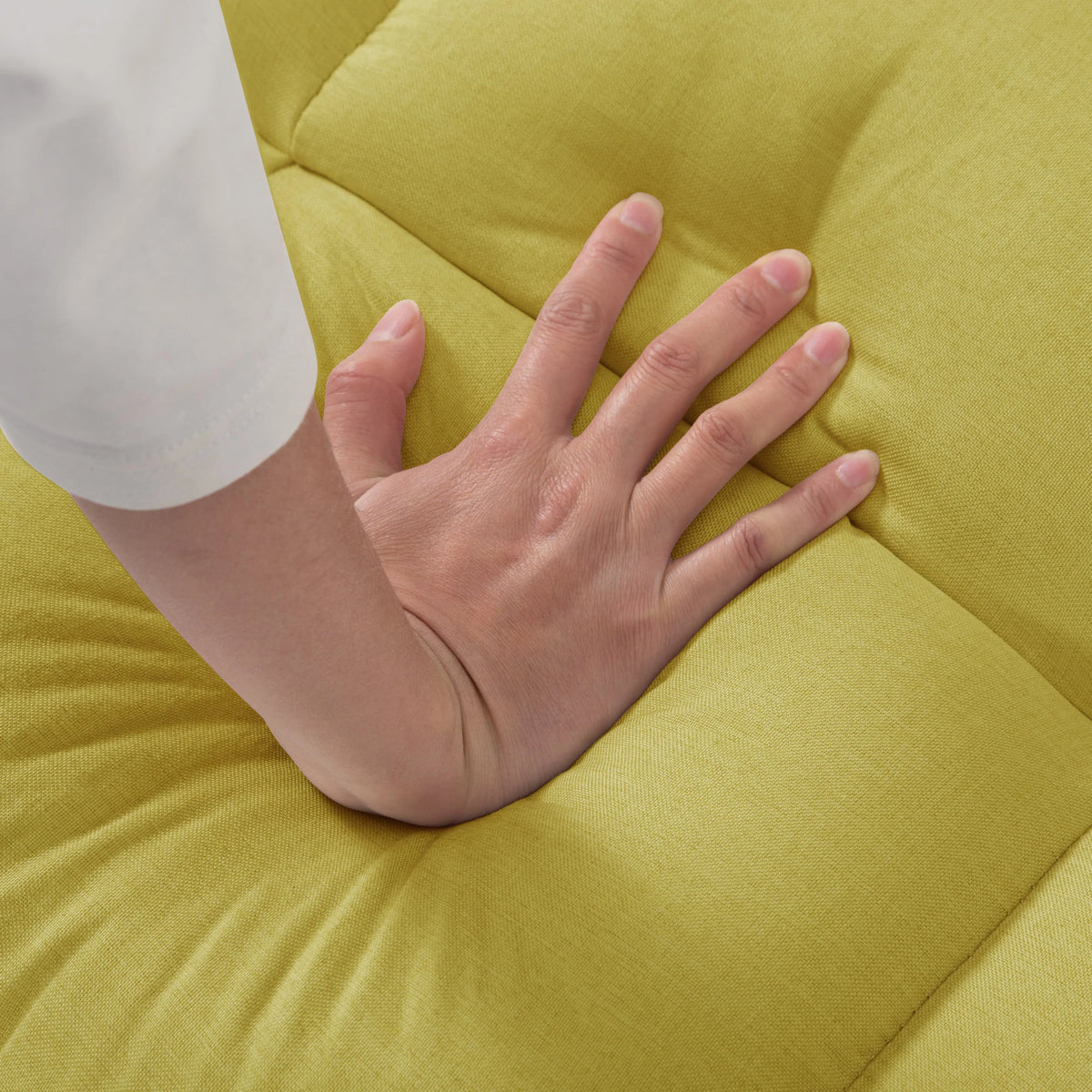 74.4 inch Foam Futon Sofa Bed with 2 Pillows I59794