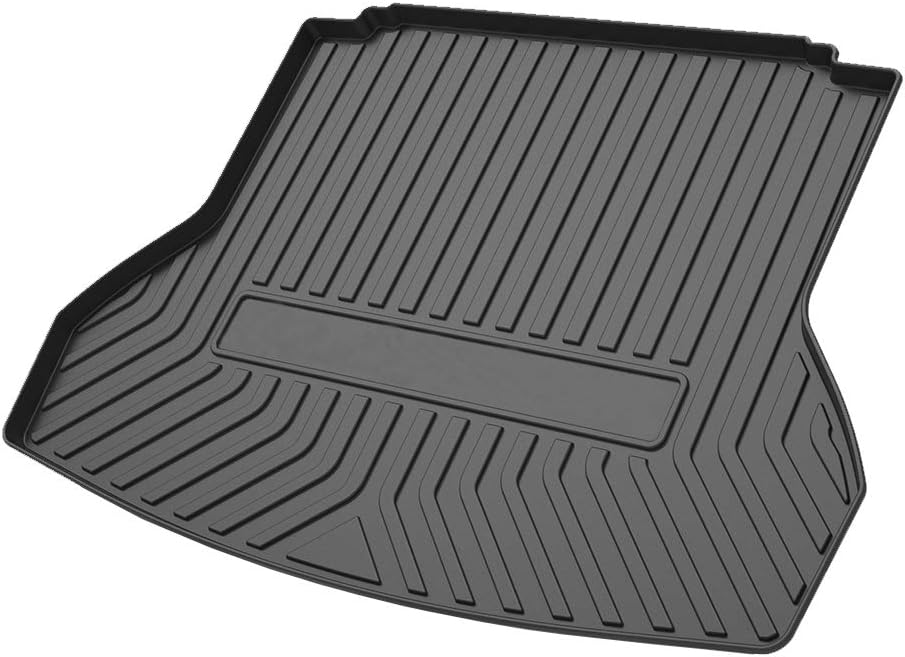 Black Pack of 2 Heavy Duty Rubber Trunk Liner Tray R588426
