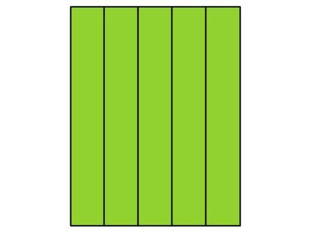 Laser Label Sheet, Fluorescent Green Flat Sheet and Pre-Die Cut Labels D872928