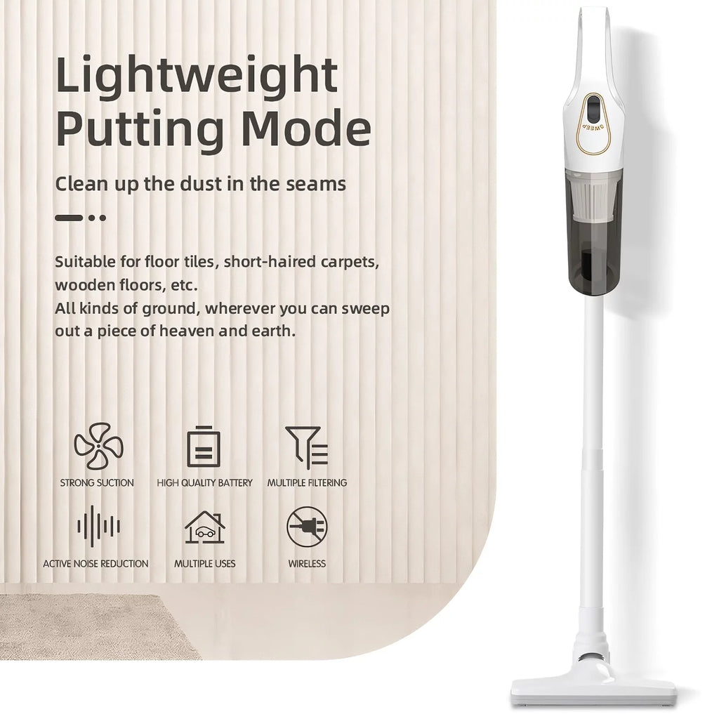 Cordless Handheld Car Vacuum Cleaner 12000PA Wet Dry E575