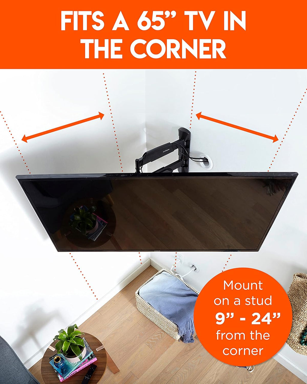 Corner TV Wall Mount Up To 65 B97286