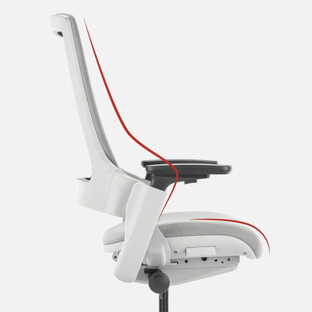White 2-Piece Desk and Chair Set Q6122