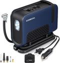 Blue Portable Tire Inflator Air Compressor with Digital Pressure Gauge J322244