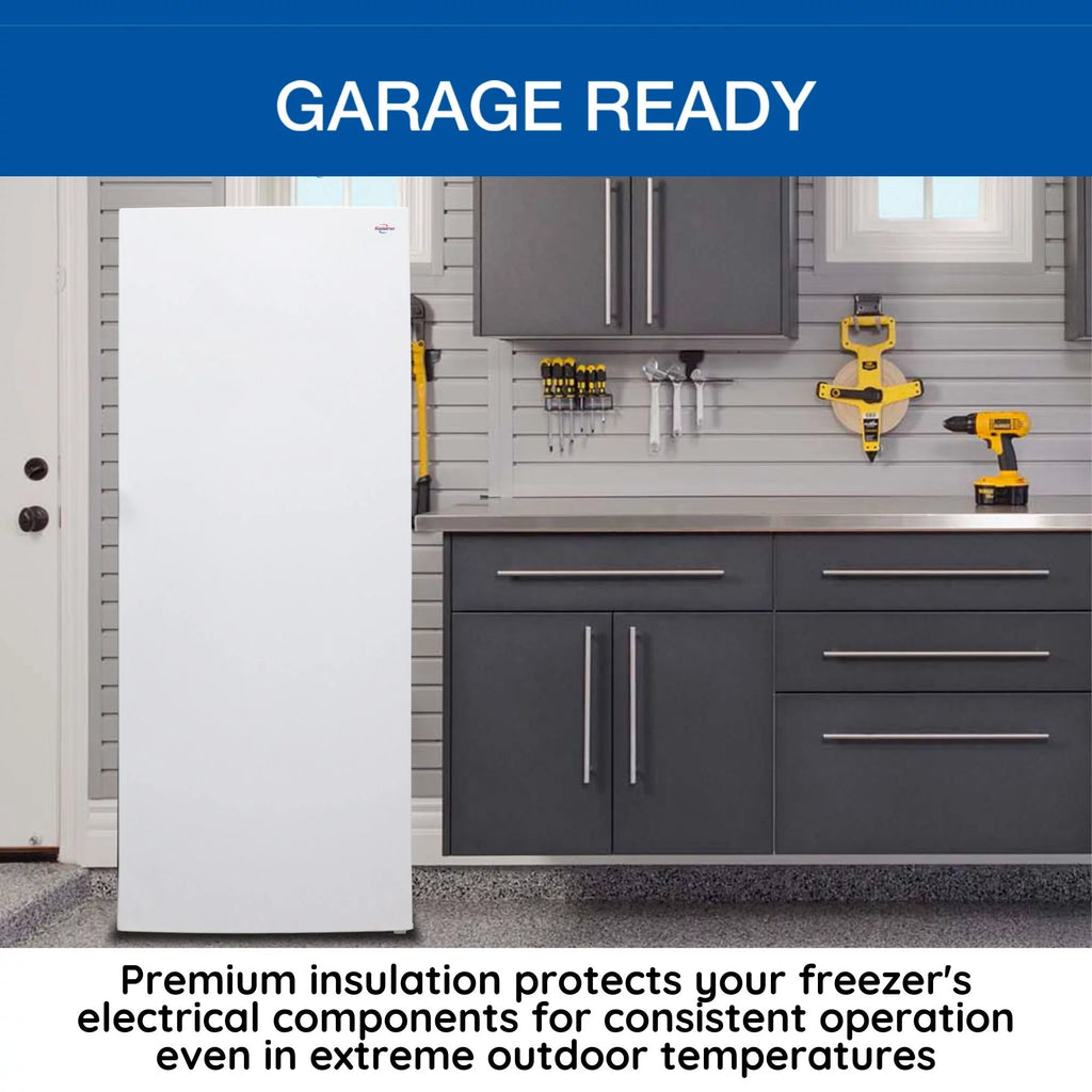 White 7.0 cu ft Upright Freezer Z177253