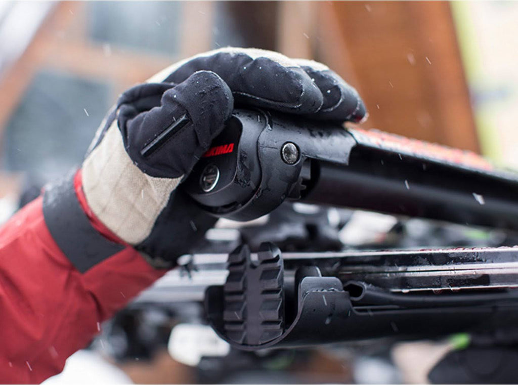 Black Ski and Snowboard Mounts with Locks M30580
