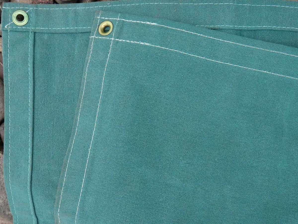Green Canvas Tarp Water Resistant 10 oz. H6477