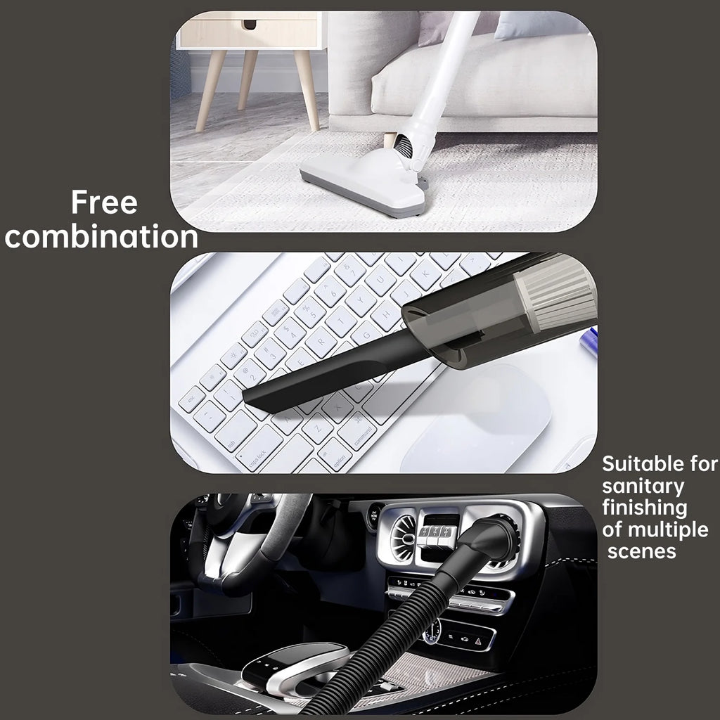 Cordless Handheld Car Vacuum Cleaner 12000PA Wet Dry E575
