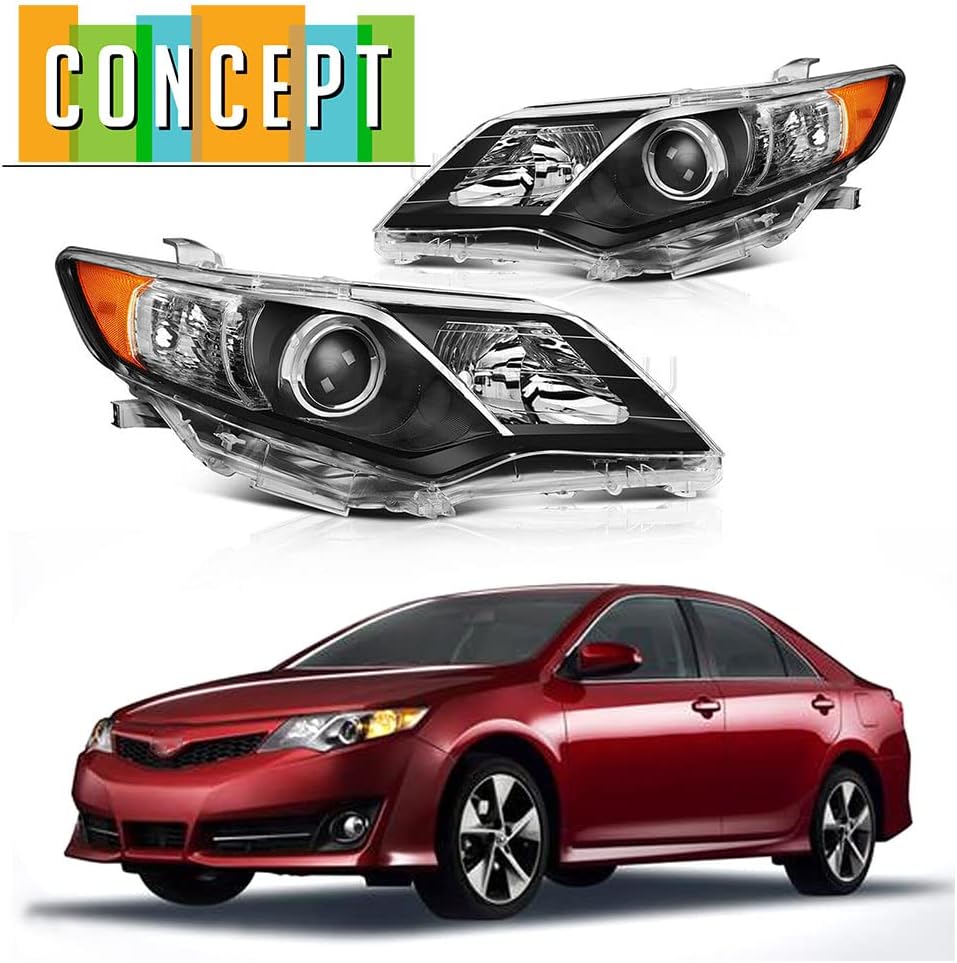 Black Projector Headlights L358