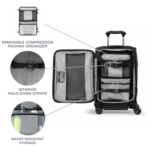 Lightweight Softside Expandable 8 Wheel Spinner Suitcase 29-Inch P645