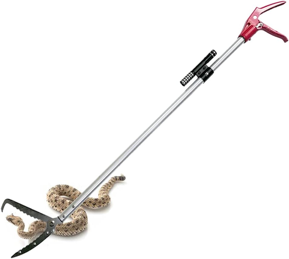 60 Inch Snake Tongs Reptile Grabber Catcher Wide Jaw Handling Tool Heavy Duty Pack of 2 P464