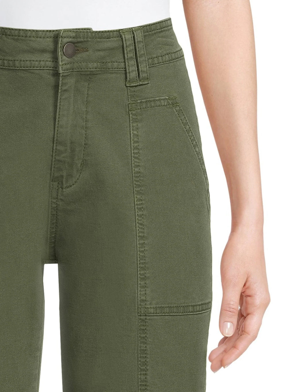 Mid Rise Straight Utility Pants 27 Inseam S999