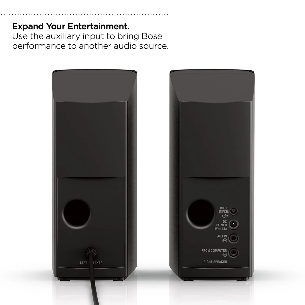2 speakers per pack, 7.5 inches Computer Speaker System R17071