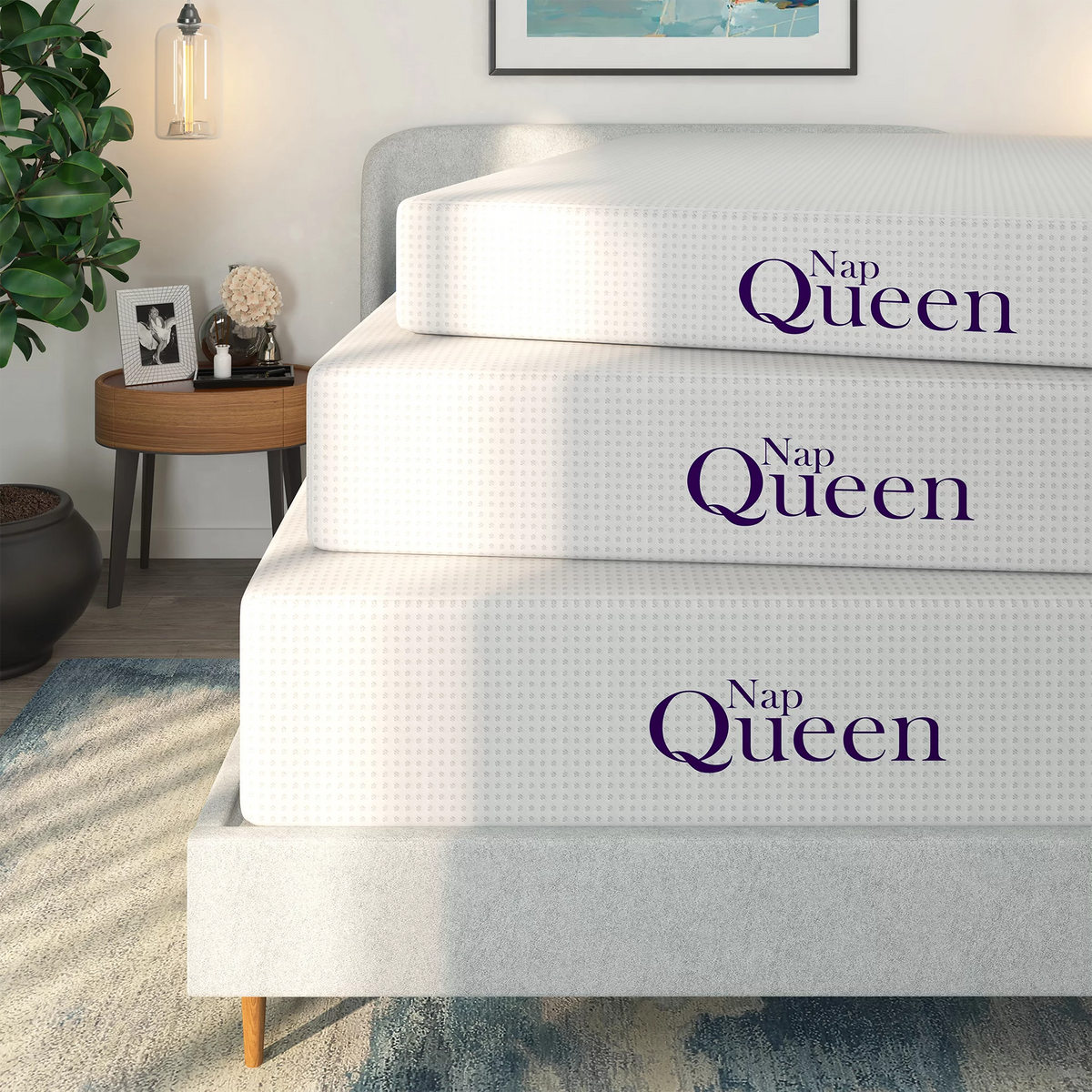 Twin 8" Charcoal Memory Foam Mattress Z99974
