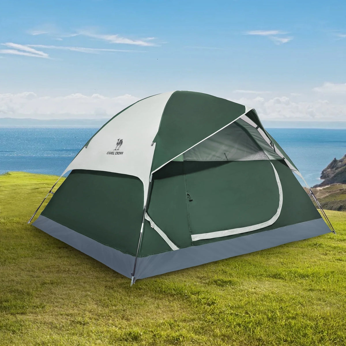 3-4 Person Waterproof Lightweight Dome Camping Tent with Carry Bag Z5302