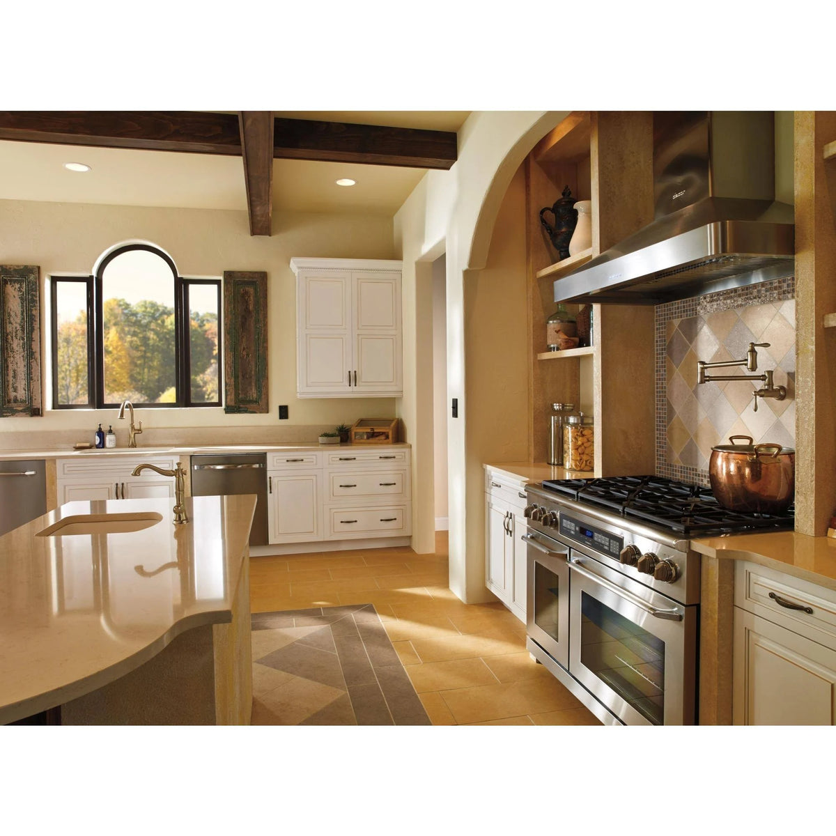 Single Handle Kitchen Faucet with Spray Venetian Bronze K3147