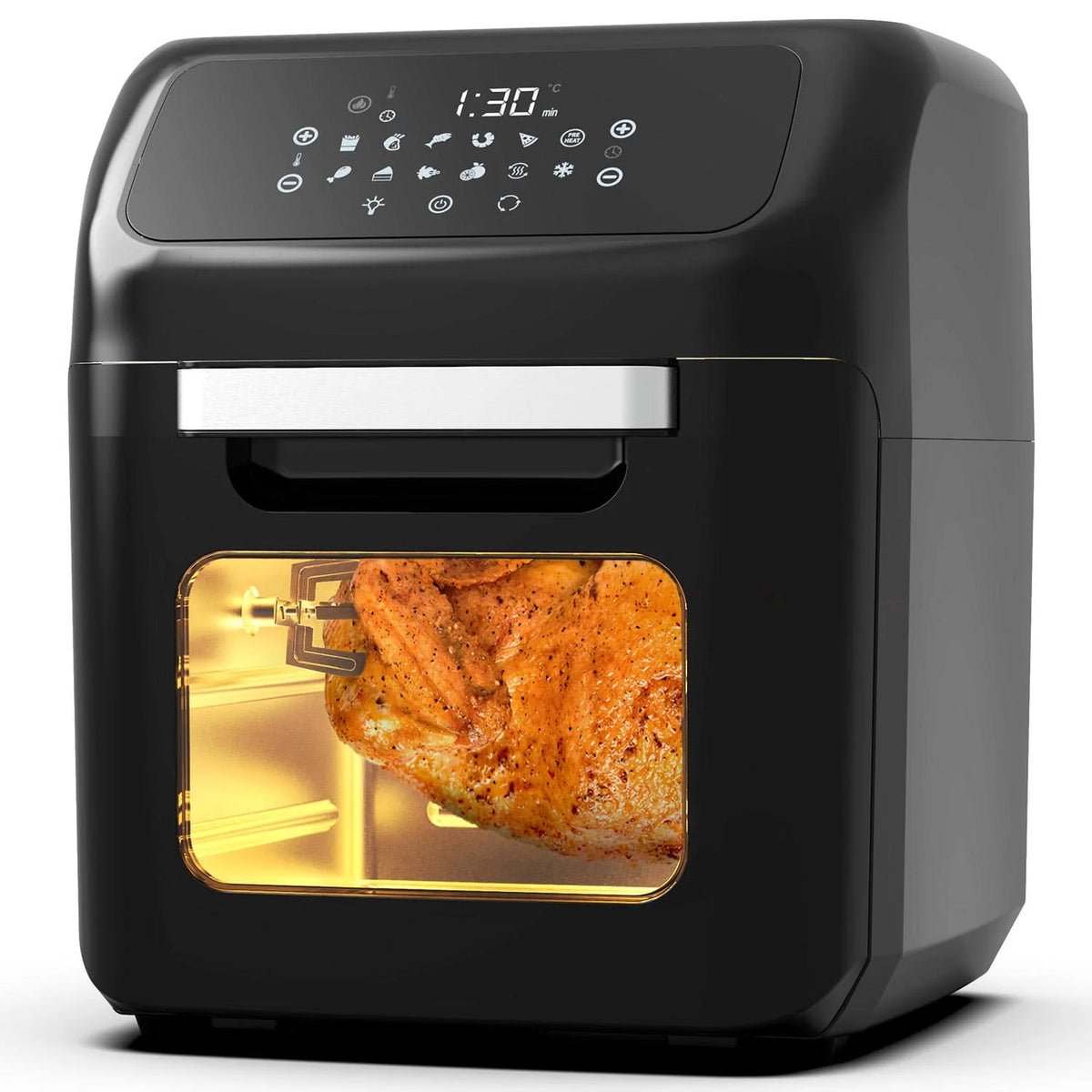 12.7 Quarts Large Air Fryer Toaster Oven with 19 Accessories X622744