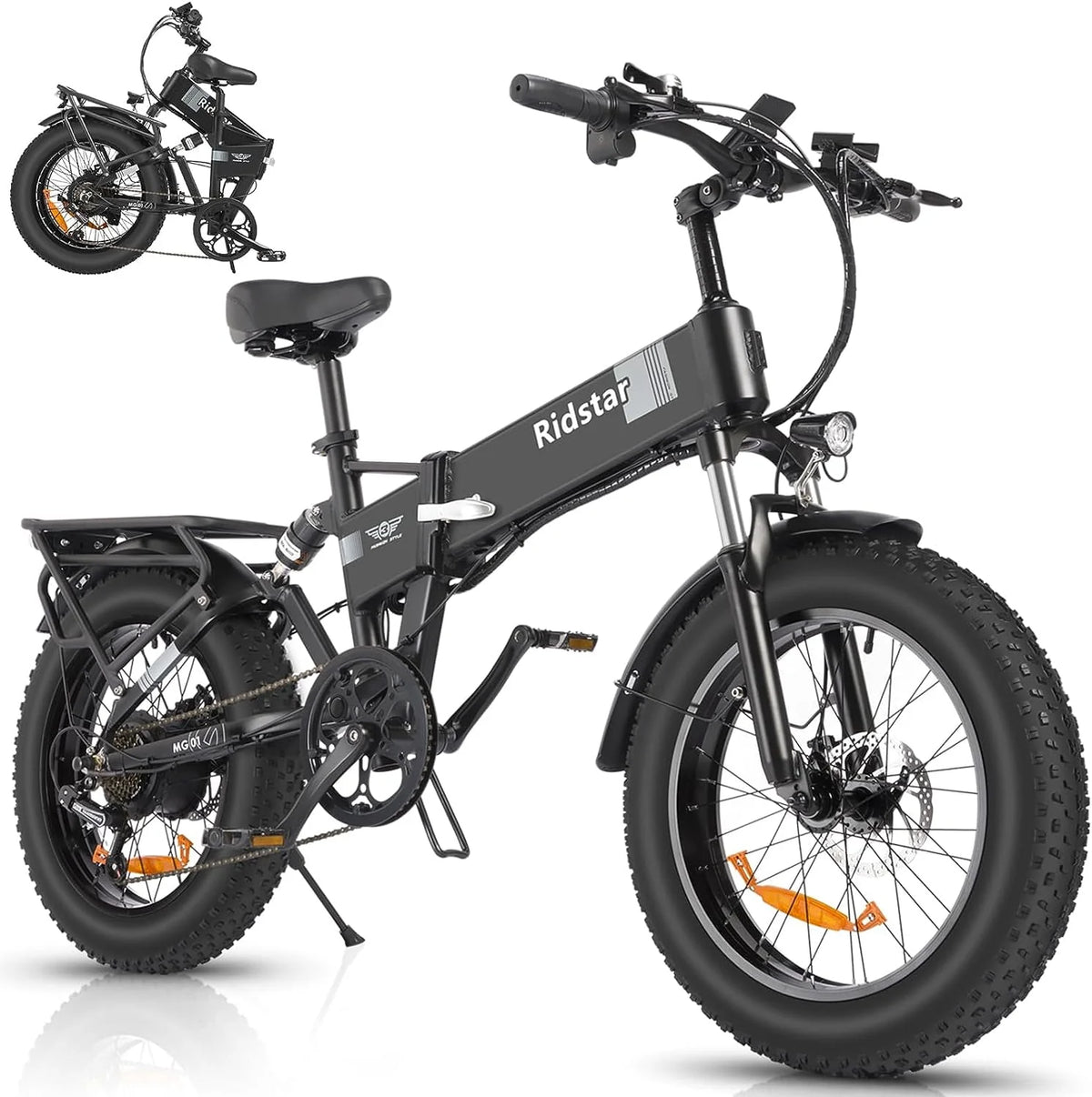 20 Fat Tire 750W 48V 14AH Foldable Electric Bike C14496