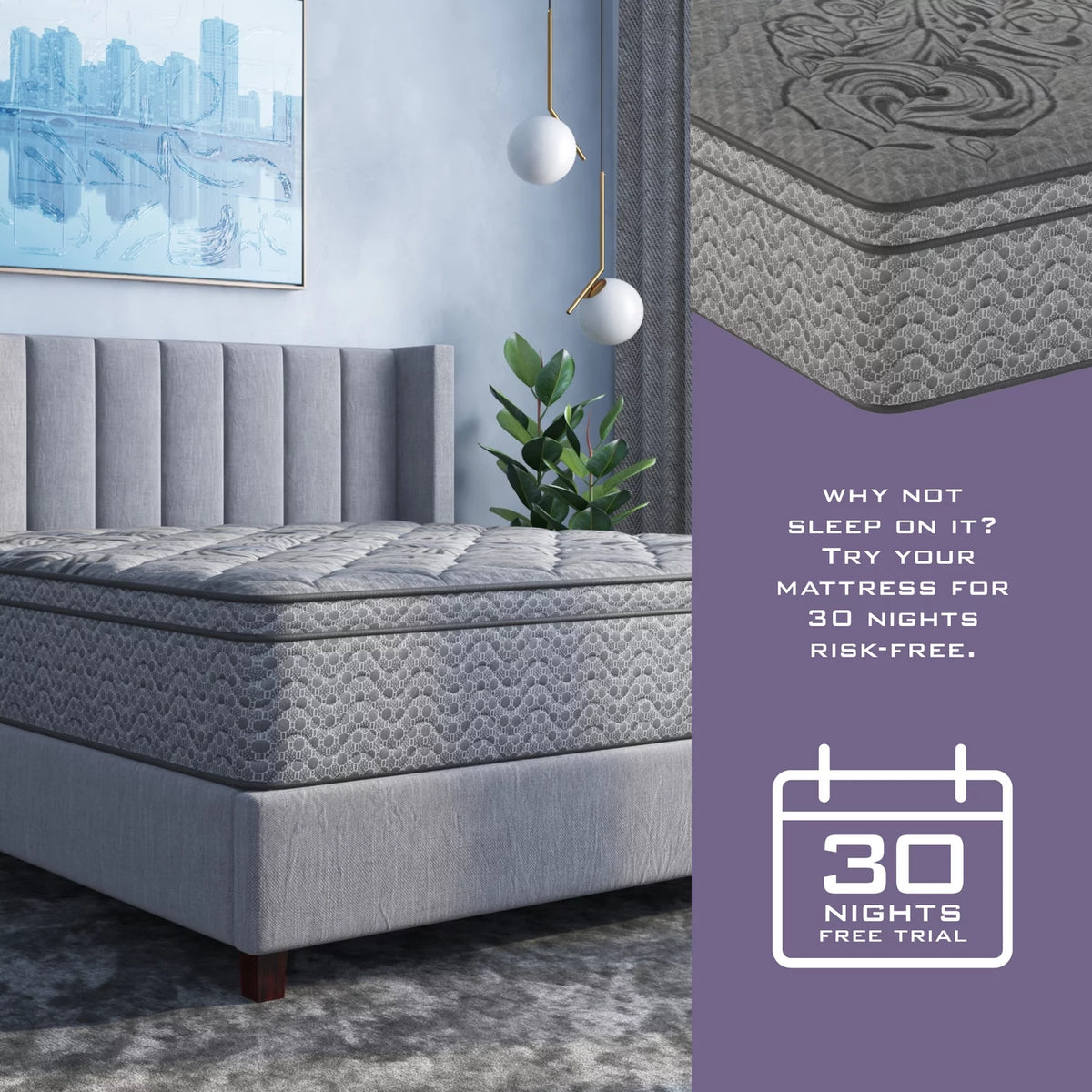 Queen Size Memory Foam Mattress H705747
