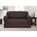 Brown Loveseat Slipcover X361