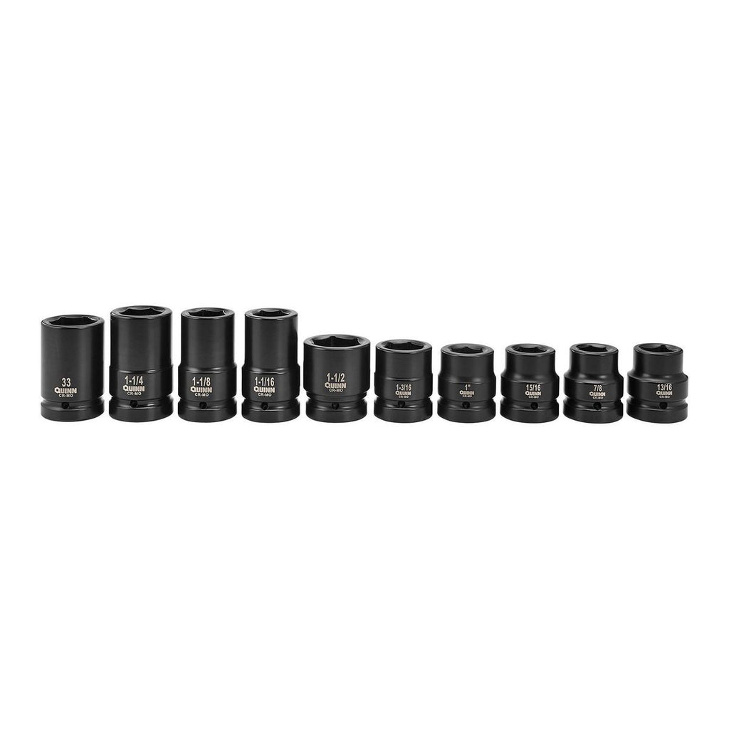 1 in. Drive SAE and Metric Impact Set, 10-Piece A361