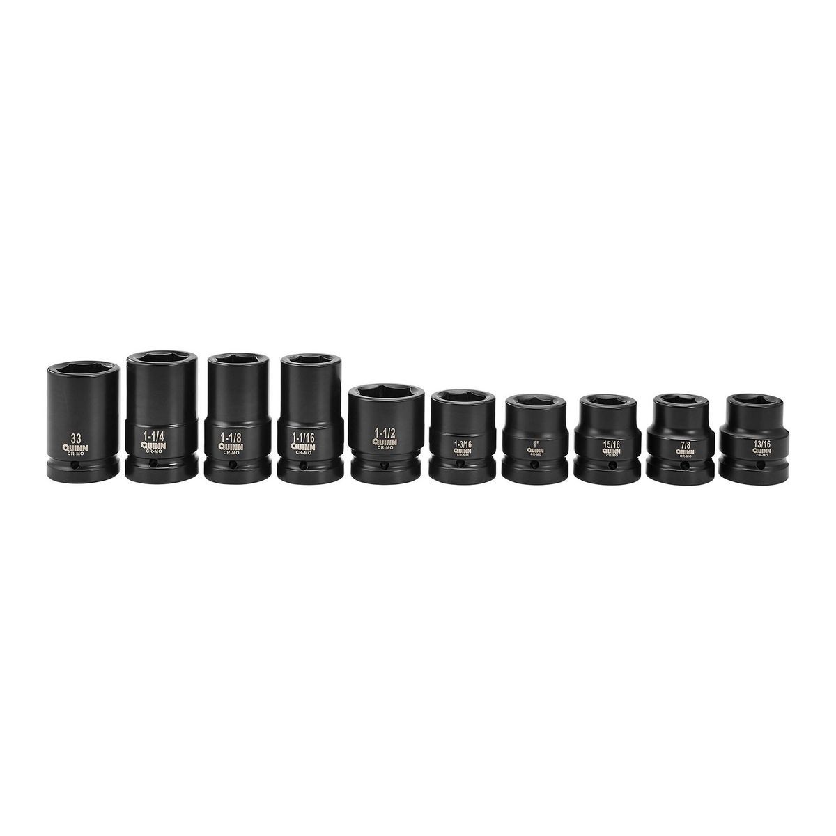 1 in. Drive SAE and Metric Impact Set, 10-Piece A361