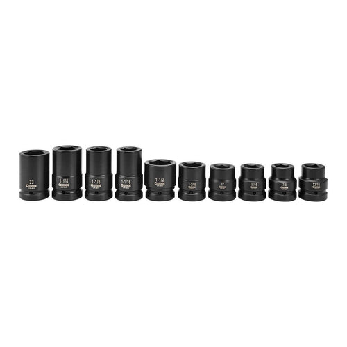 1 in. Drive SAE and Metric Impact Set, 10-Piece A361