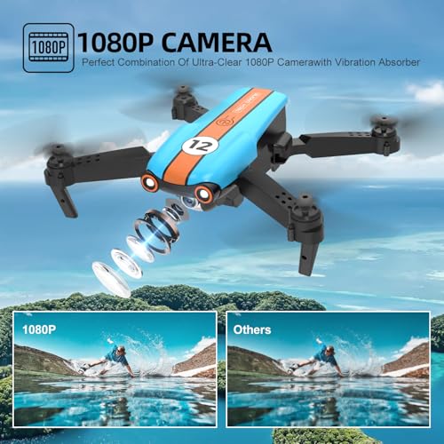 Drone with 4K Camera, Foldable FPV Drone, 26 Mins Flight Time, Brushless Motor, 2 Batteries O723