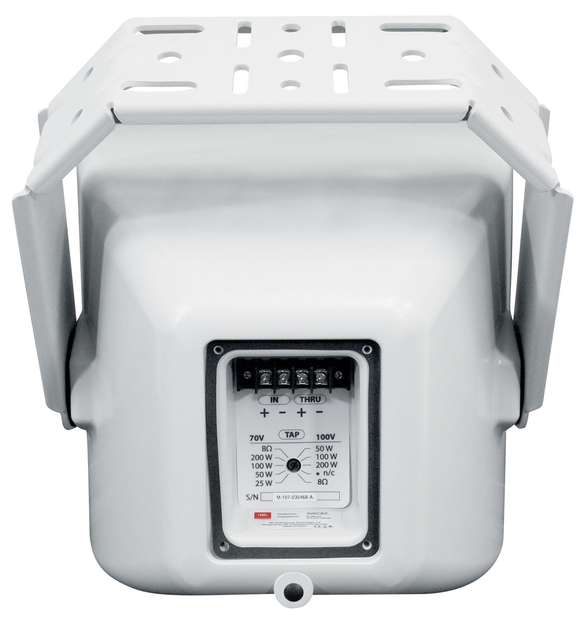 8" White Indoor/Outdoor Surface Mount Speakers M25029