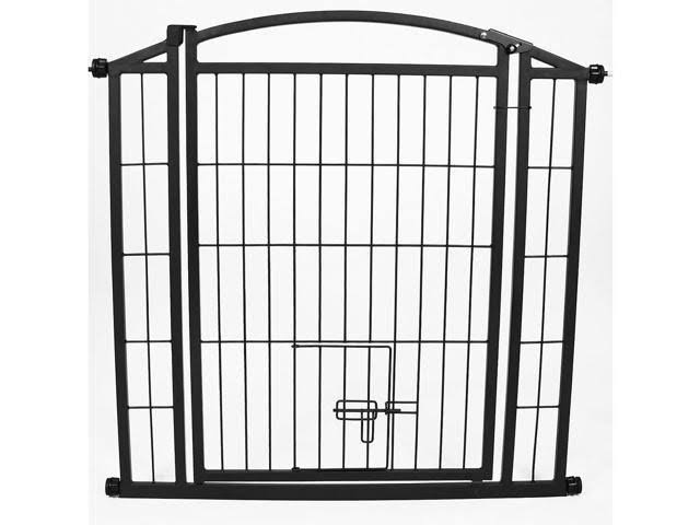 Black Walk-Thru Pet Gate U362977