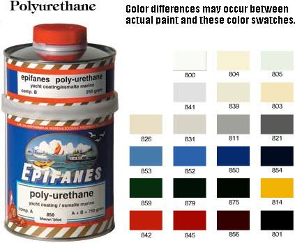 Paint Polyurethane 2-Part 750ml Bright Blue K3333