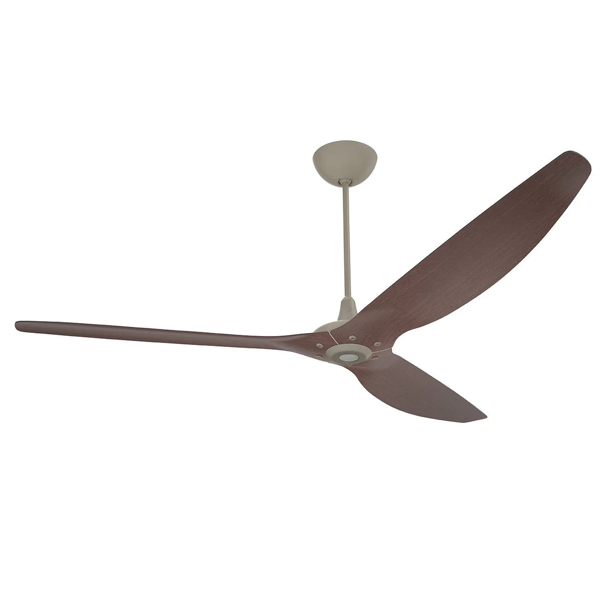 84 Ceiling Fan with Cocoa Bamboo Blades and Satin Nickel Finish D622986