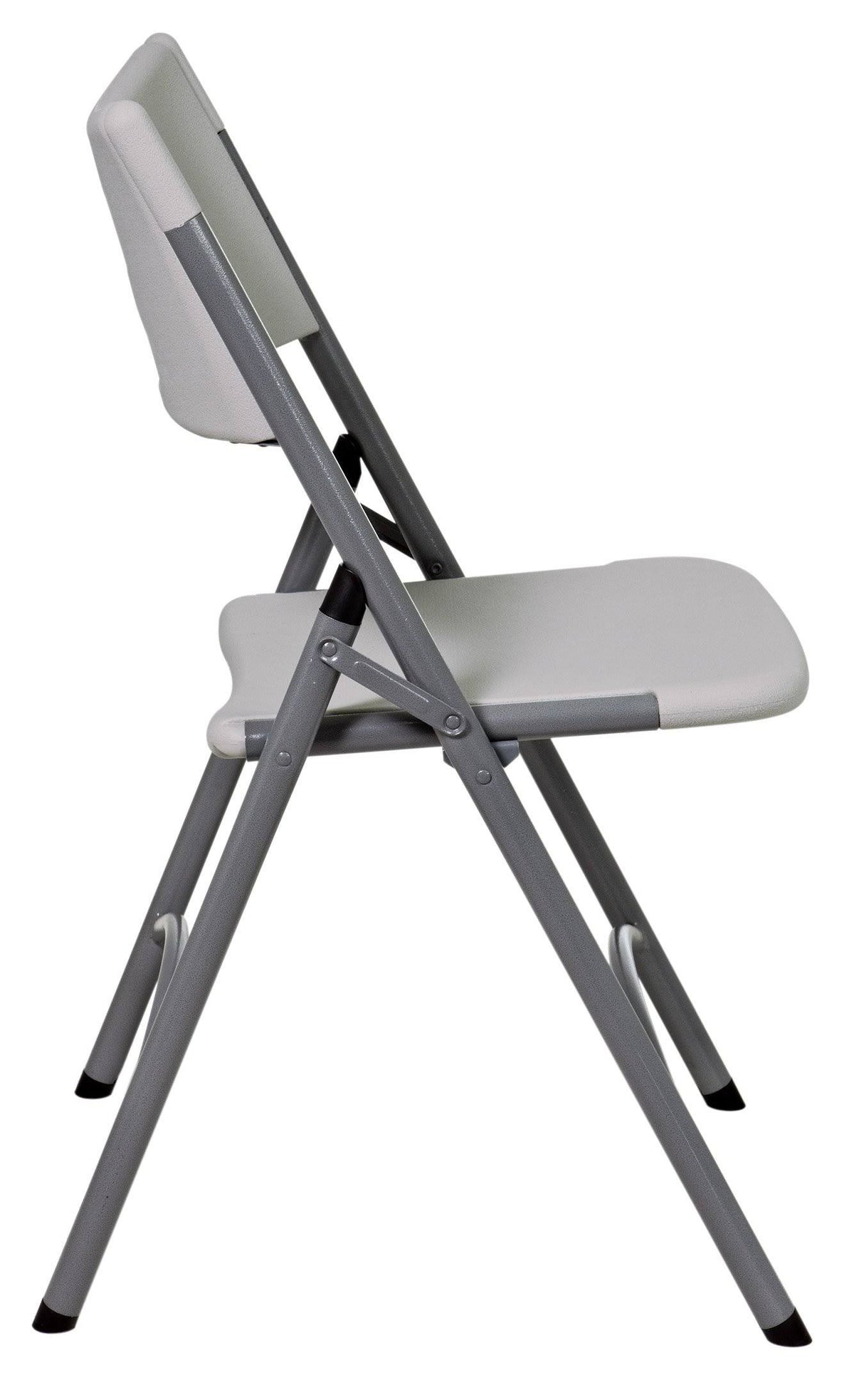 White/Grey Plastic Resin Chair 4 Pack O854
