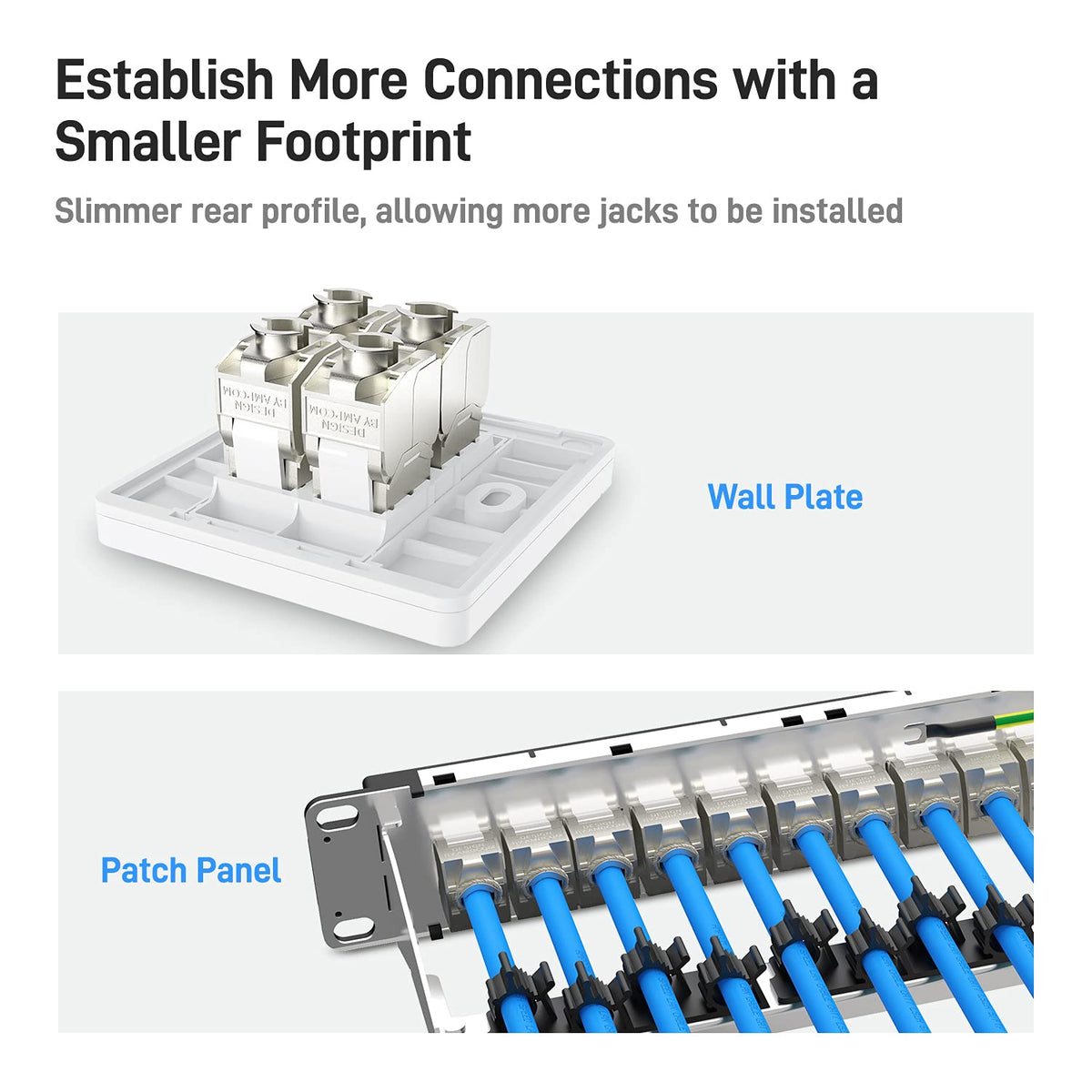 10-Pack RJ45 CAT 7 Tool-Less STP Shielded Keystone Jack G717