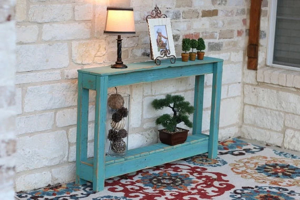 Rustic Entry Way Table 46"L K157