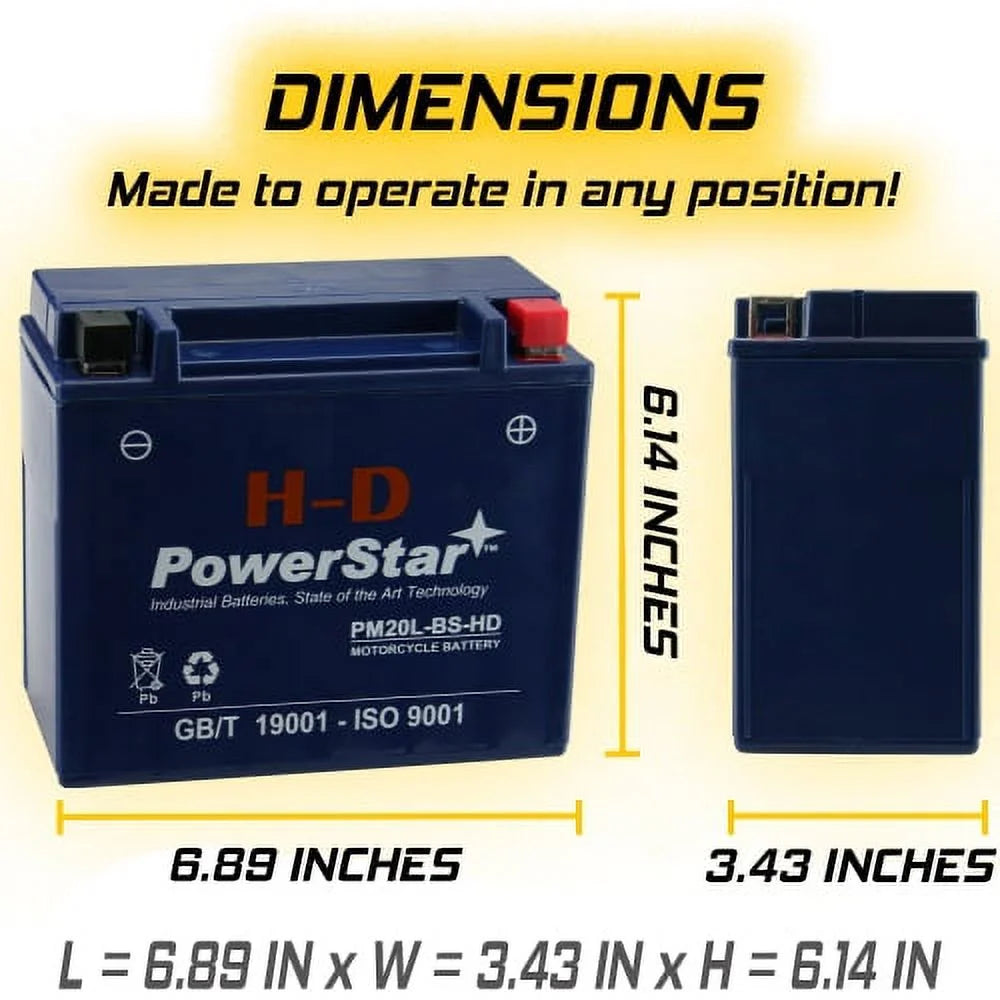 YTX20L-BS Battery T99635