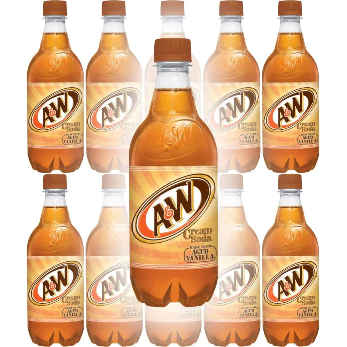 Cream Soda Pop 20oz Bottles, Quantity of 24 A24231