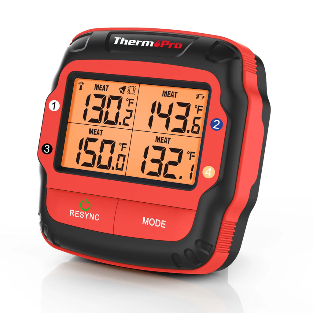 500FT Wireless Meat Thermometer with 4 Probes R428138