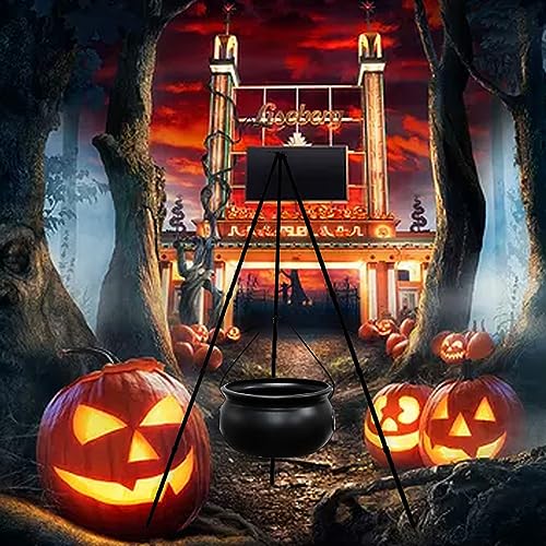 Halloween Cauldron Bowl Candy Bucket Decoration J366