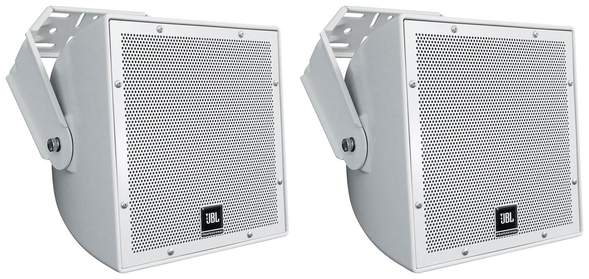 8" White Indoor/Outdoor Surface Mount Speakers M25029