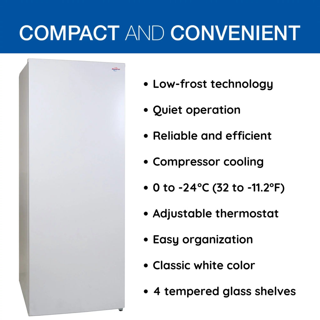 White 7.0 cu ft Upright Freezer Z177253