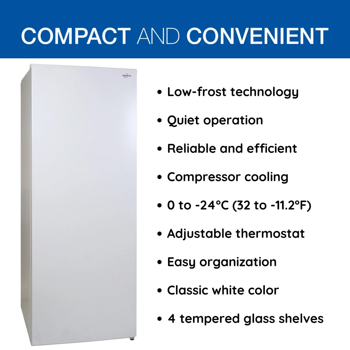 White 7.0 cu ft Upright Freezer Z177253