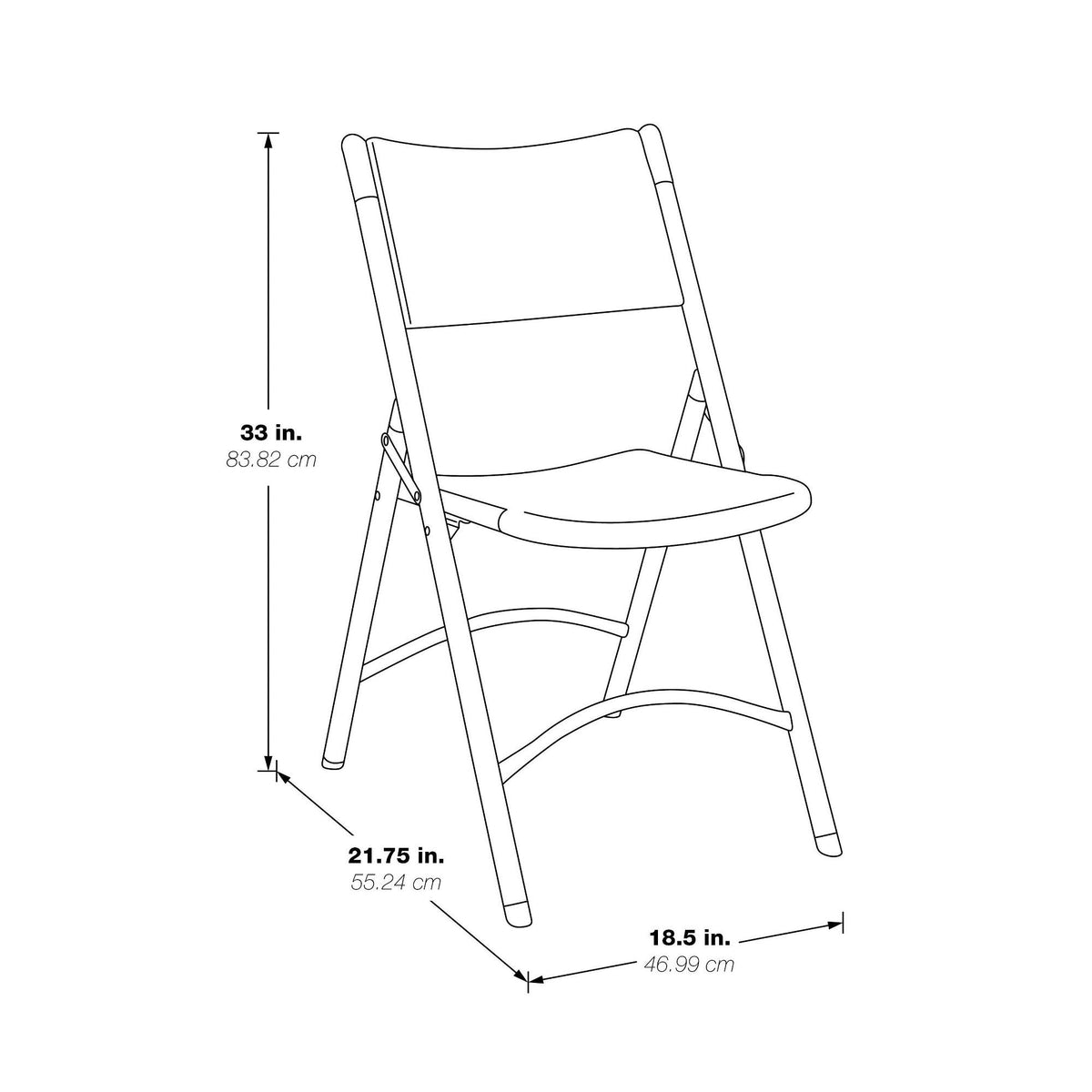 White/Grey Plastic Resin Chair 4 Pack O854