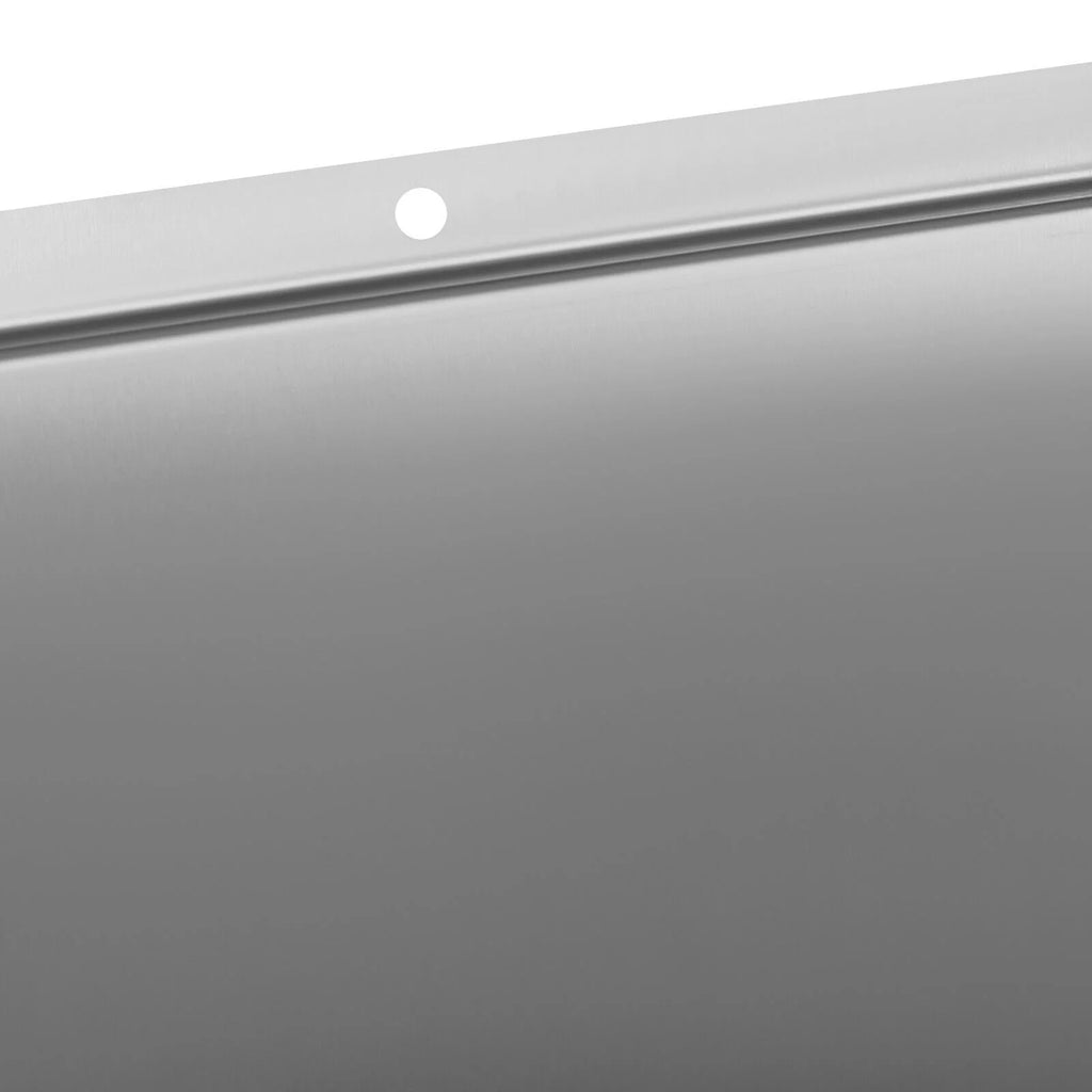 Stainless Steel Backsplash with Shelf (36x 29.5 Inch) S16494